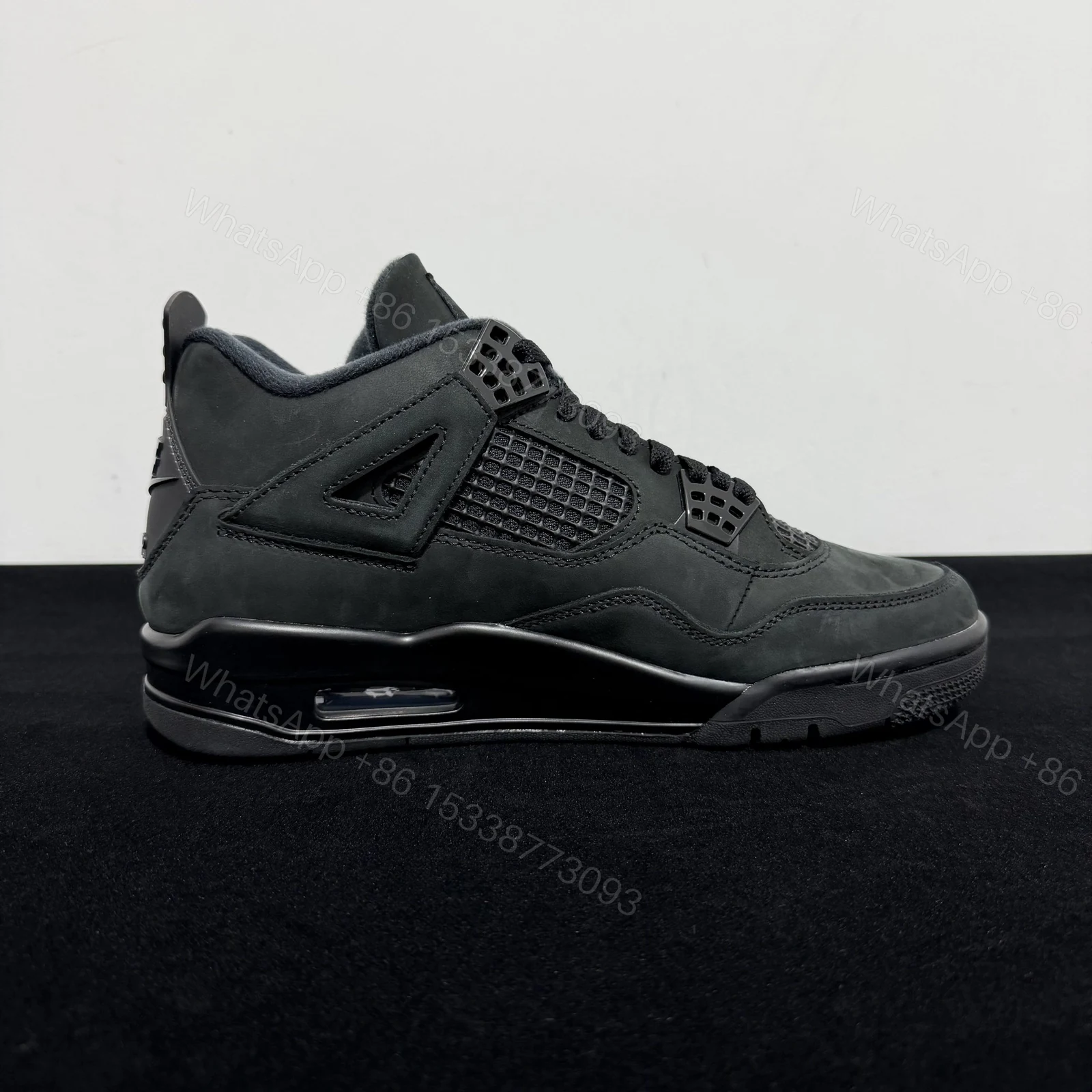 View 2 of Air Jordan 4 Retro Black Cats 2025 Reps