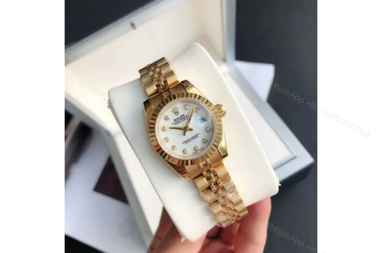View 5 of Replica Rolex Datejust RG/RG Jub White/Dial 36/28 mm