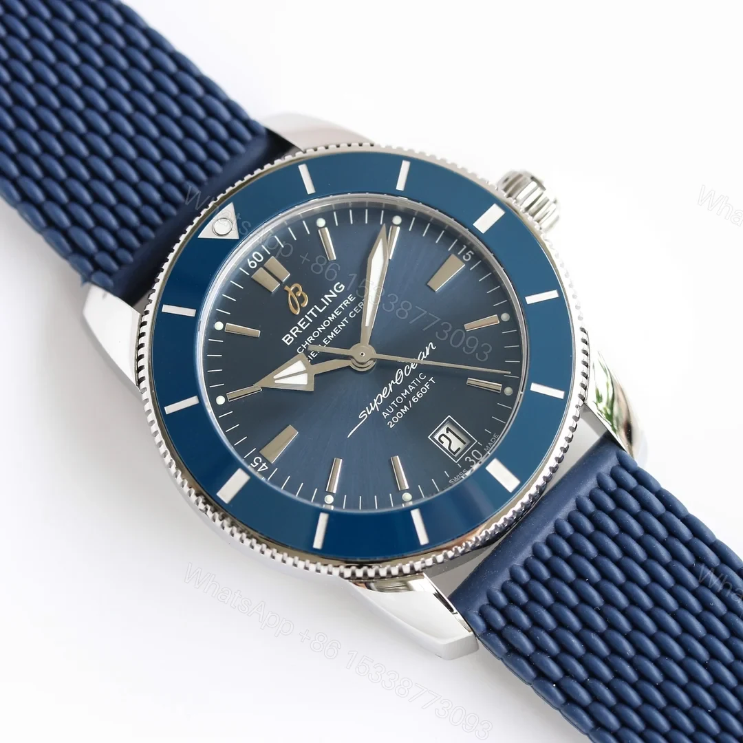 View 2 of Breitling Superocean Heritage Blue Replica Rubber Strap 46MM Premium AB2020161C1S1