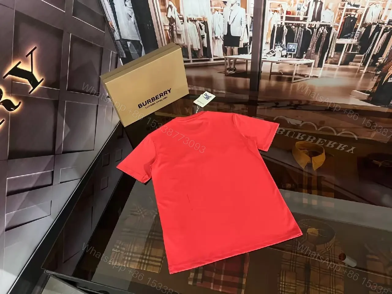 View 2 of Textured Cotton Crest Tee: Luxe Everyday Comfort