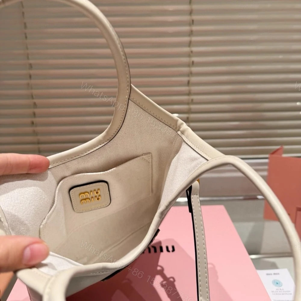 View 6 of MIUMIU IVY BAG CHALK WHITE 20CM