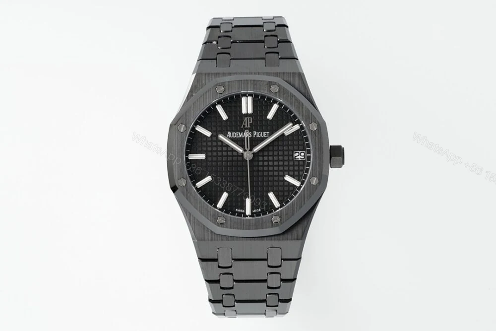 Audemars Piguet Royal Oak 15500 Black Ceramic 41mm Black Dial APSF A4302 Super Clone — view 1