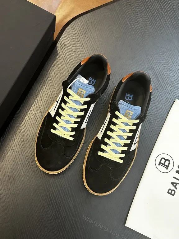 View 9 of Balmain-Inspired Luxe Sneakers: Cushioned Everyday Comfort