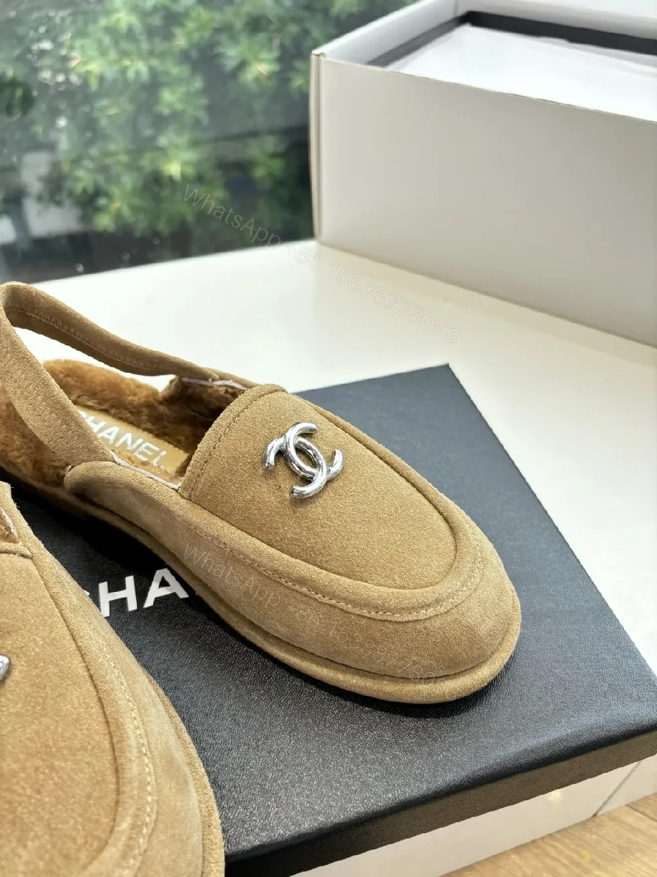 View 4 of Suede Loafers: Silver Emblem, Versatile Luxury All-Day Comfort