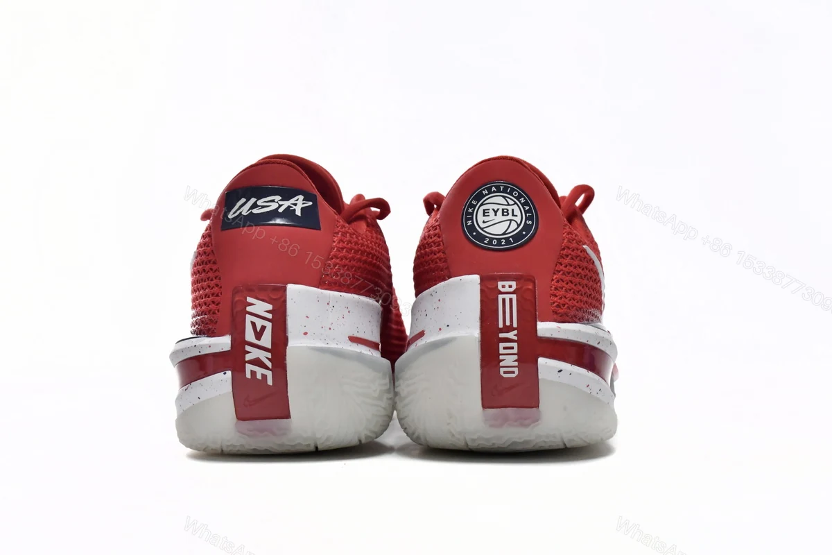 View 3 of Nike Air Zoom G.T. Cut White Laser Red DM4551 -600