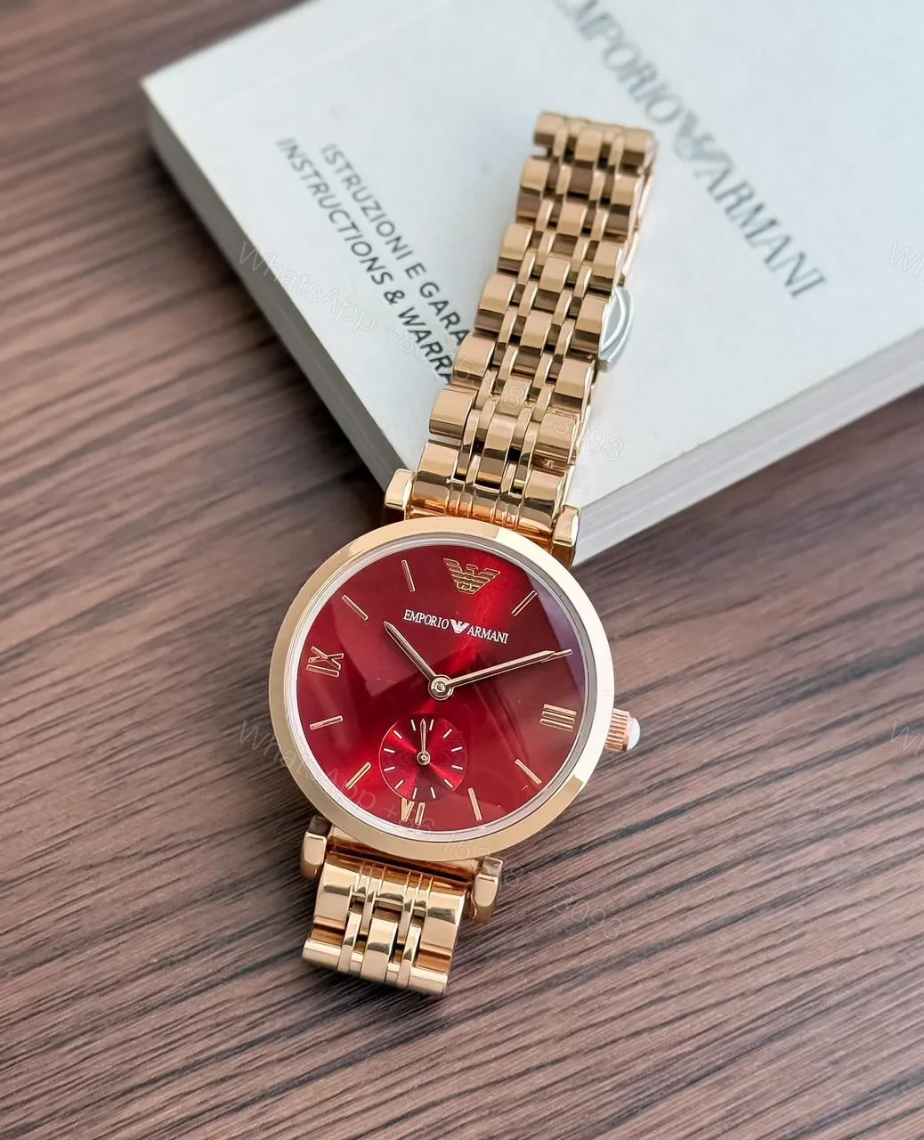 View 2 of Emporio Armani Rose Gold Dial – Stainless Steel