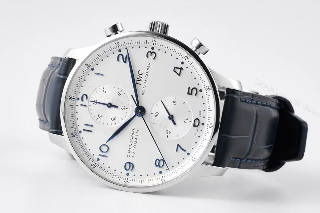 View 4 of IWC Portuguese Chrono-Automatic Stainless Steel Silver IW3714-17