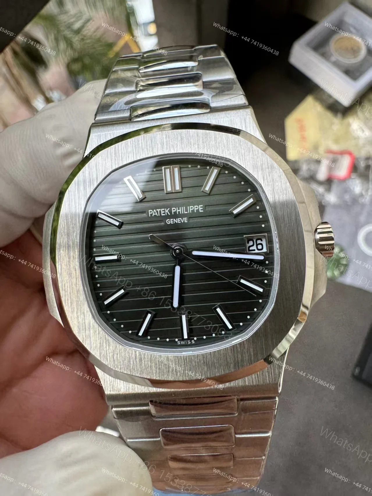 View 4 of Patek Philippe Super Clone Nautilus 5711 Green Dial 40MM
