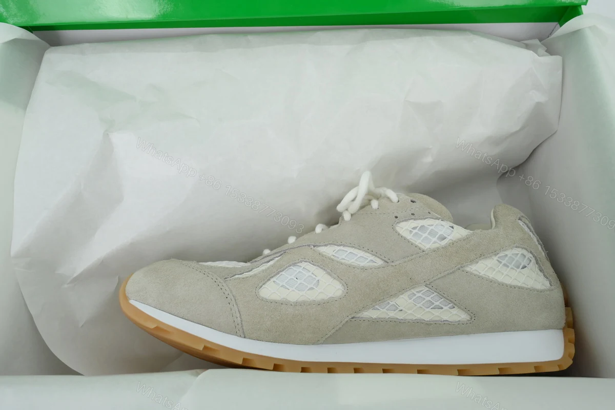 View 6 of Bottega Veneta Orbit Suede Gray