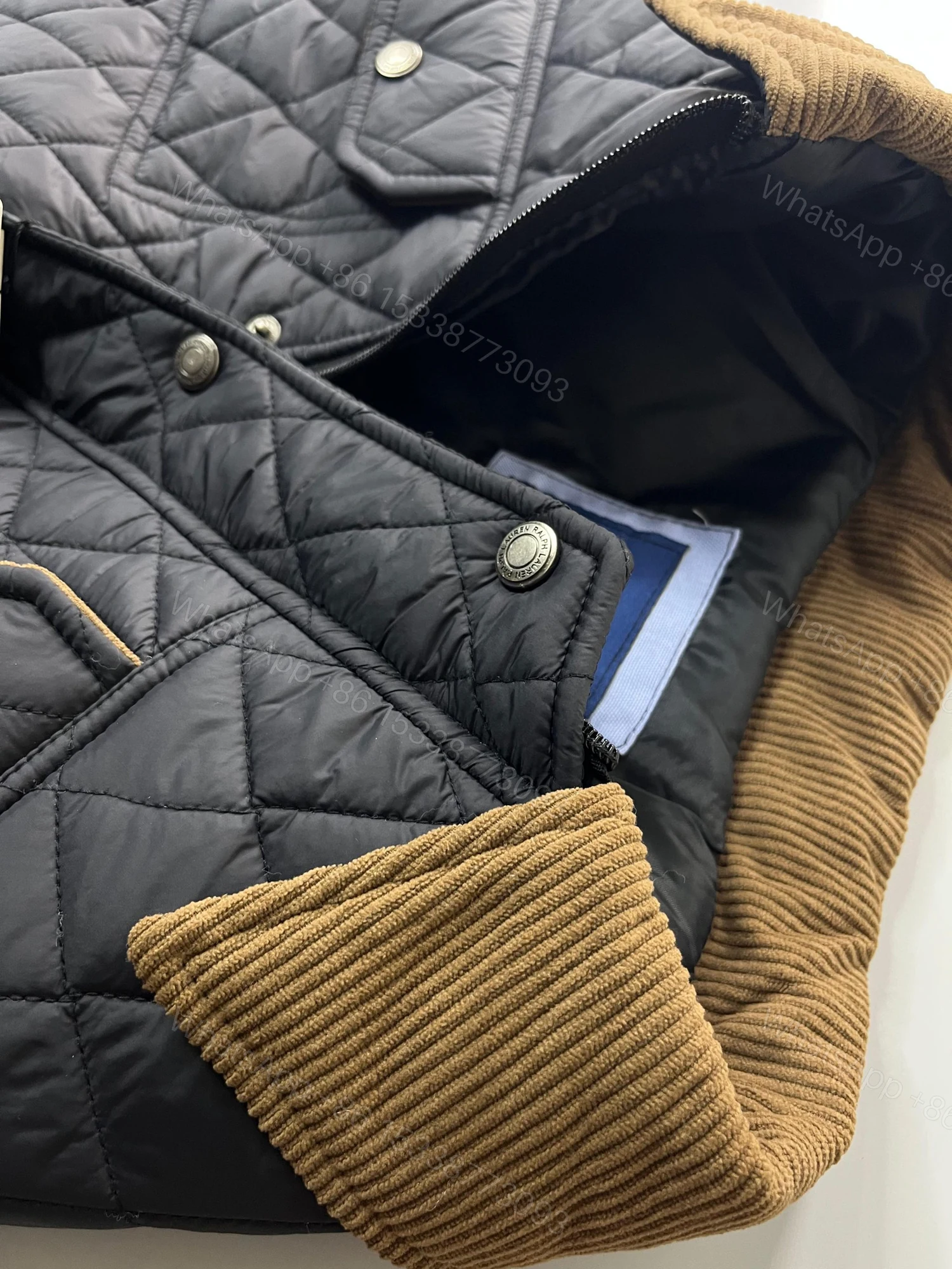 View 4 of First Copy Ralph Lauren Premium Quality Diamond Cut Jacket