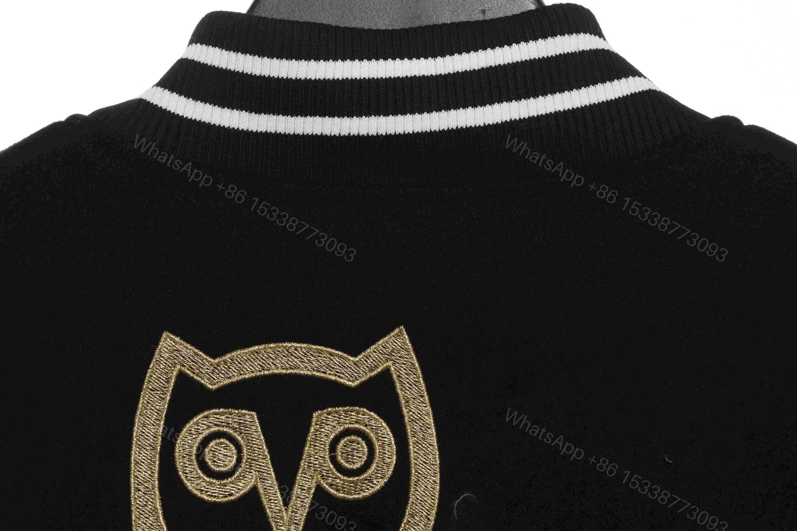 View 9 of Bape x OVO Varsity Jacket Black
