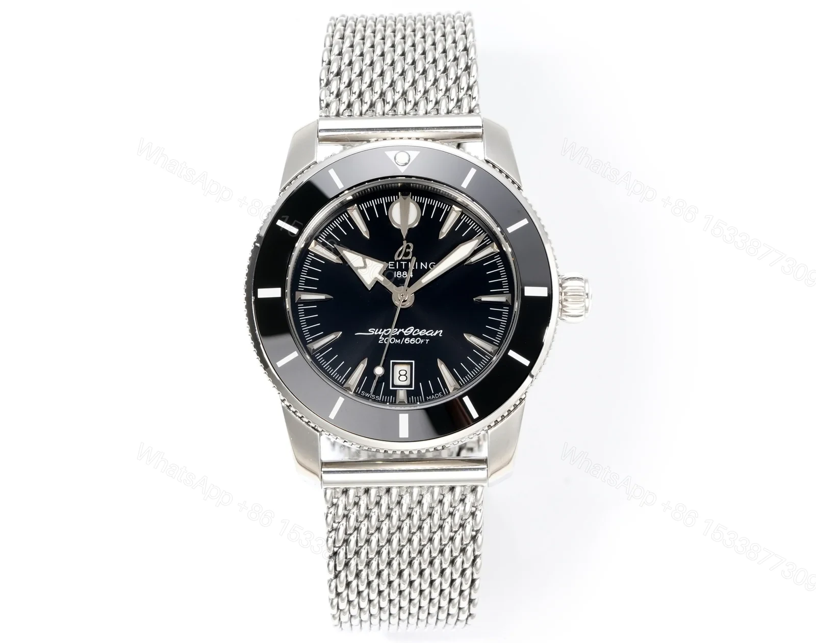 Breitling Superocean Heritage 46 Stainless Steel / Black / Black Dial A1732024.B868.152A — view 1