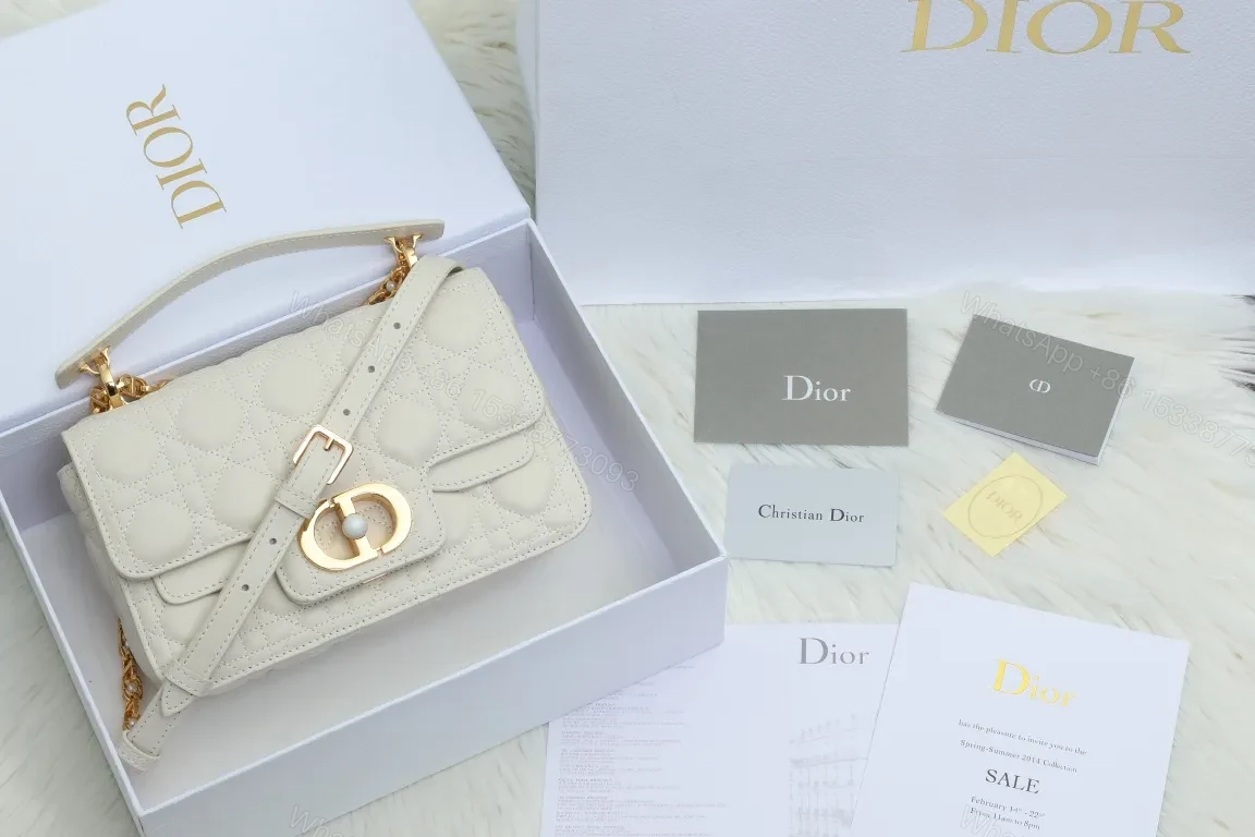 Quilted Chic Compact Shoulder Bag with Gold Hardware — view 1