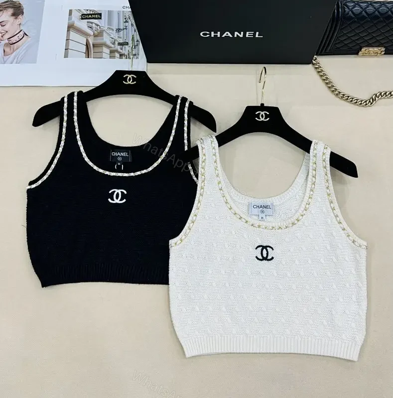 Knit Tank: Luxe-Crafted, Chain-Neck, Modern Edge Tank — view 1