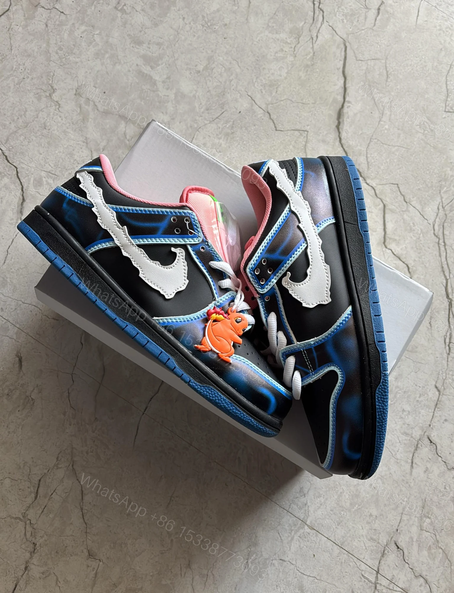 View 2 of First Copy Nike SB Dunk Snowman – Premium Winter-Inspired Skate Sneakers