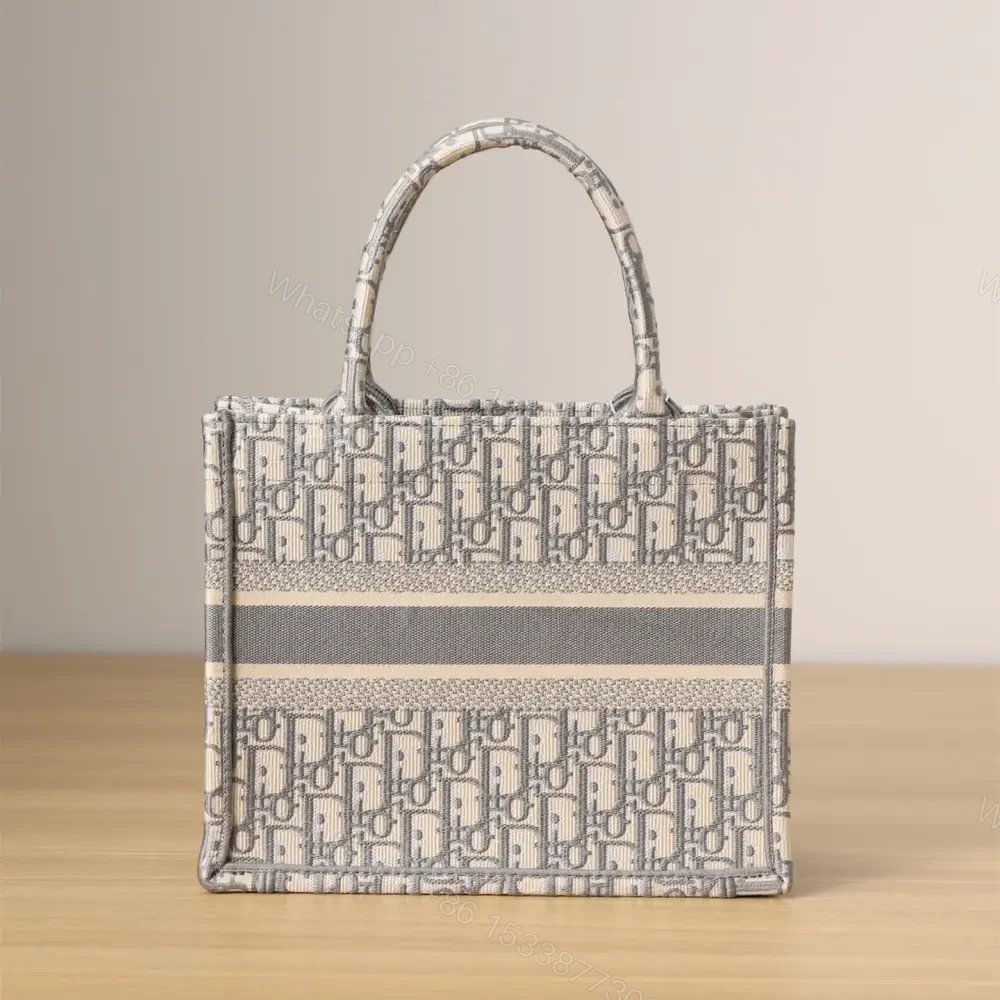 View 2 of 高仿Dior*BookTote系列Oblique印花灰色S免檢版