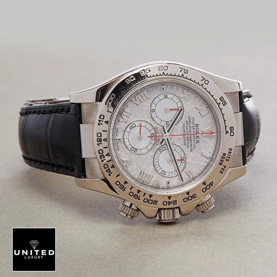 View 5 of Rolex Daytona 116519 White Roman Dial Replica