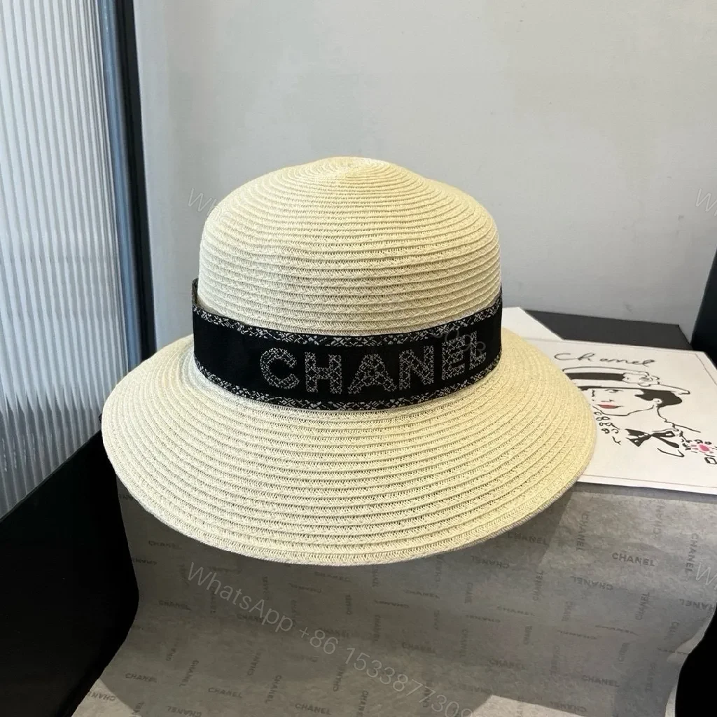 View 5 of Lightweight Straw Hat, Cloche Style, Signature Band