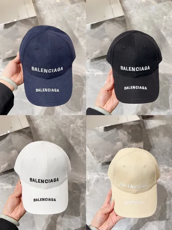 View 3 of Structured Navy Balenciaga Cap: Everyday Luxury Elevation