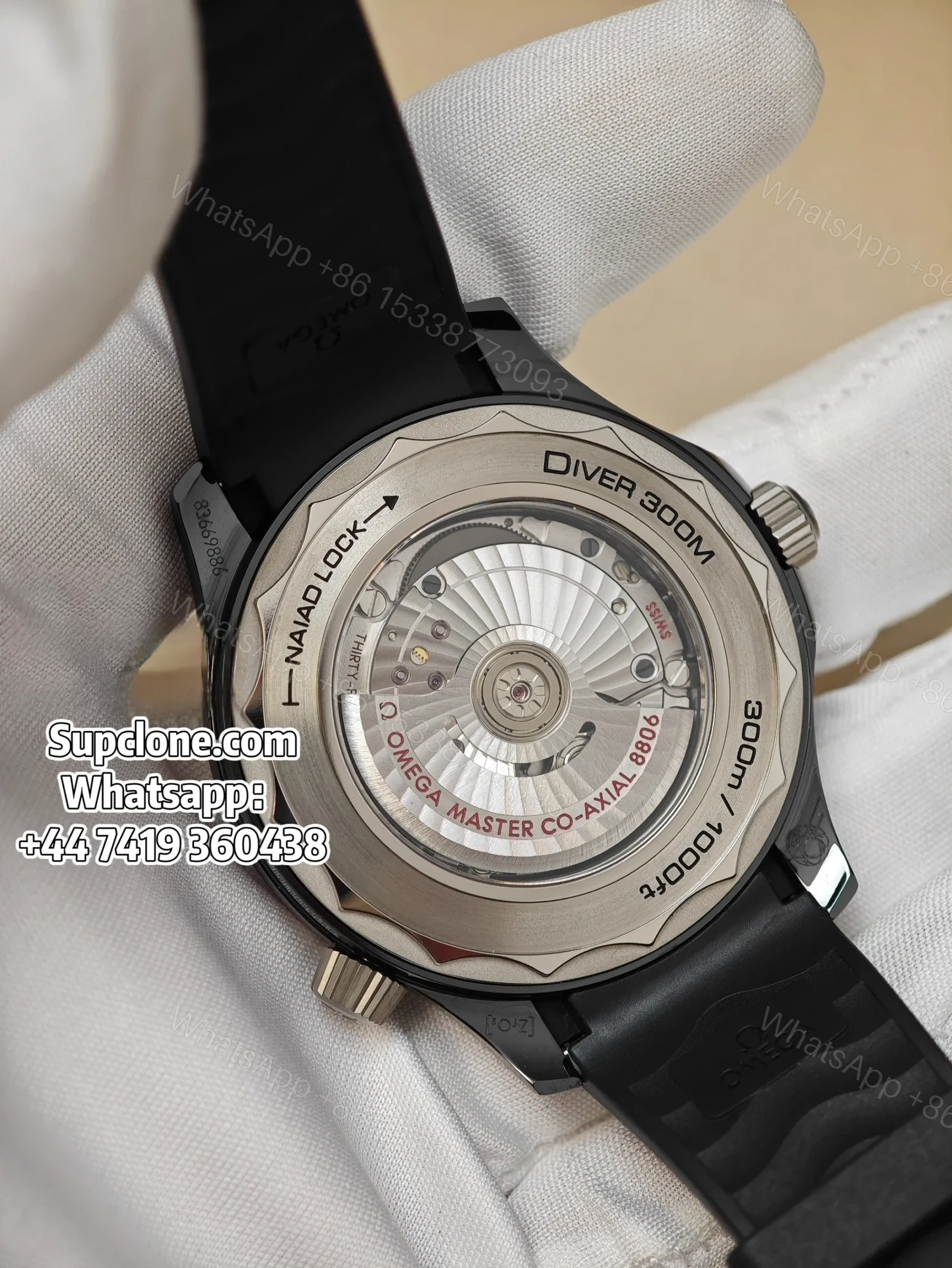 View 8 of Omega Super Clone Seamaster Diver 300M 43.5mm Titanium Ceramic