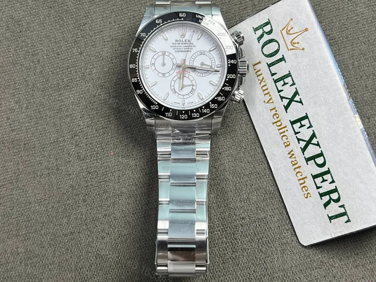 View 2 of Rolex Cosmograph Daytona Rolesium Enamel Dial (2026) SuperClone