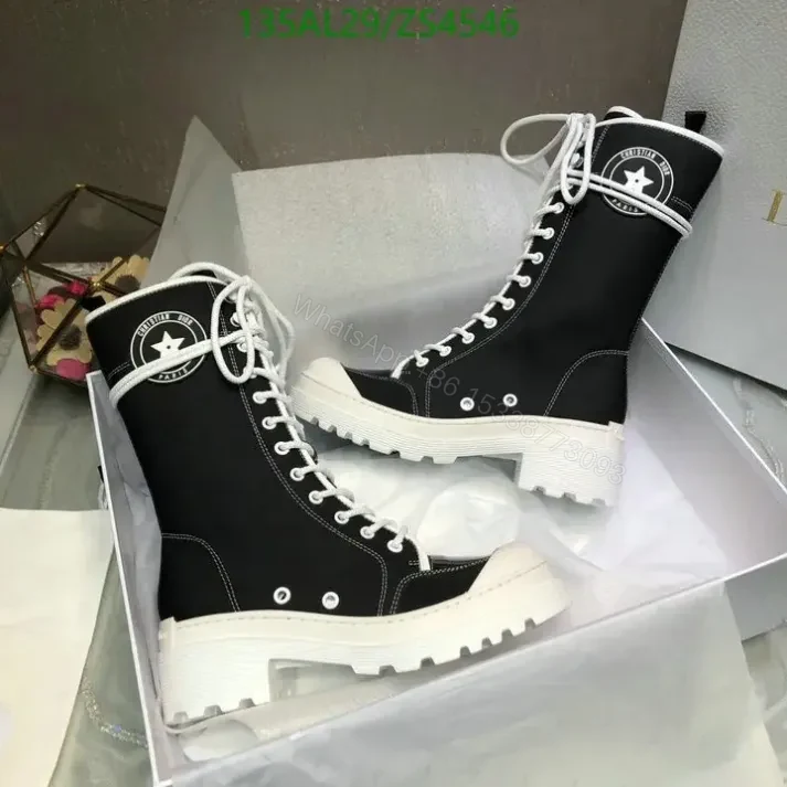 View 3 of Christian Dior canvas boots Replica for women TS5525