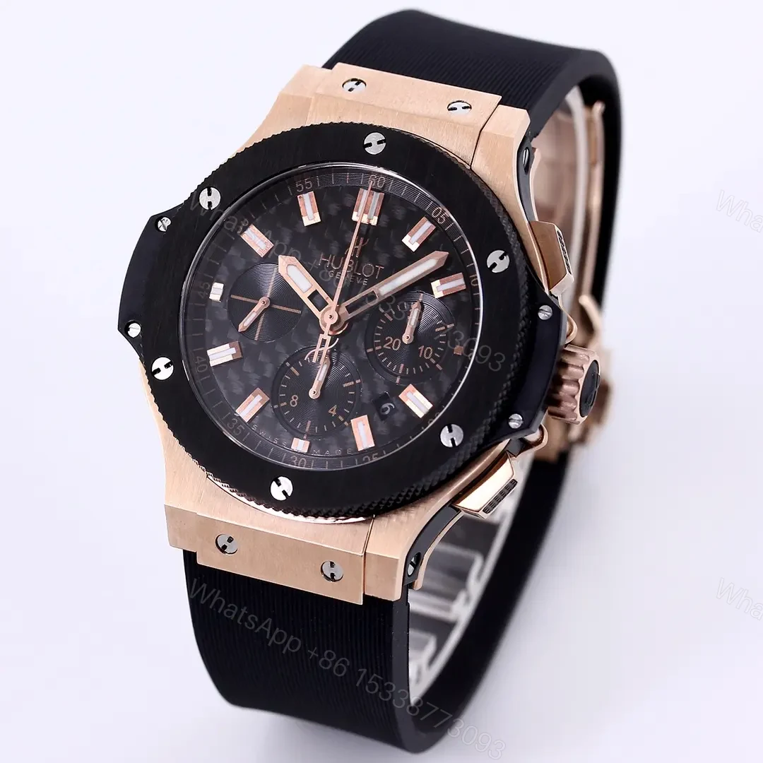 View 2 of ZF Factory HUBLOT Big Bang Rose Gold Black Watch