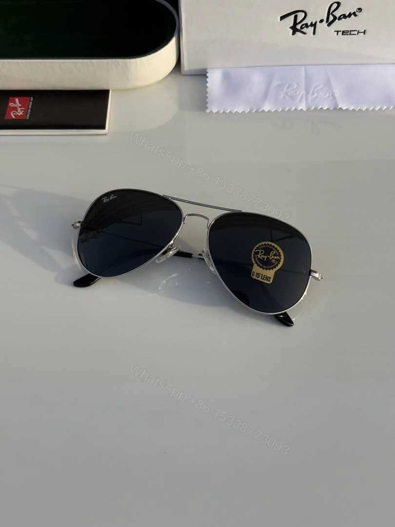 View 5 of First Copy Rayban 3026 Silver Black