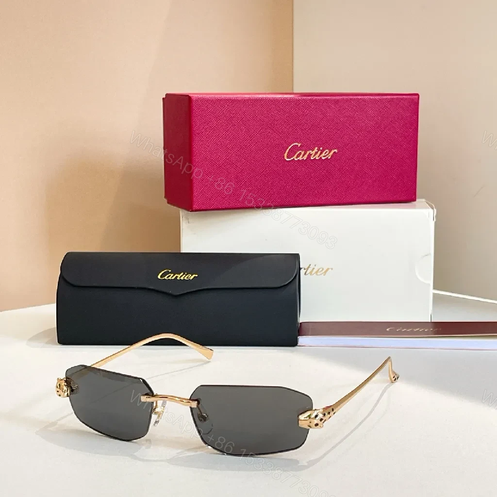 View 7 of Gold-Finish Cat-Eye Sunglasses: Luxury, All-Day Comfort