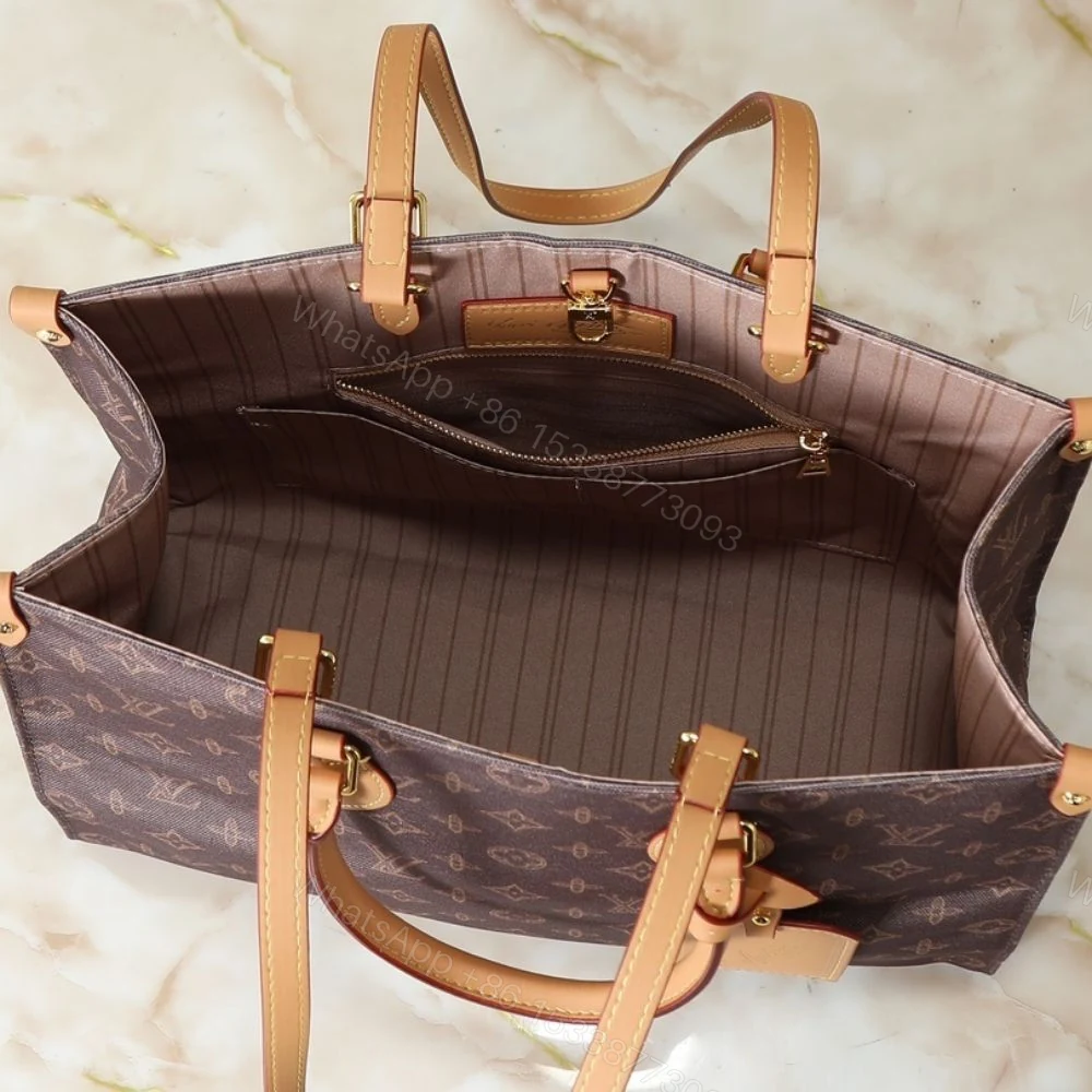 View 10 of Louis Vuitton Onthego MM Monogram Origine Ebène 35Cm