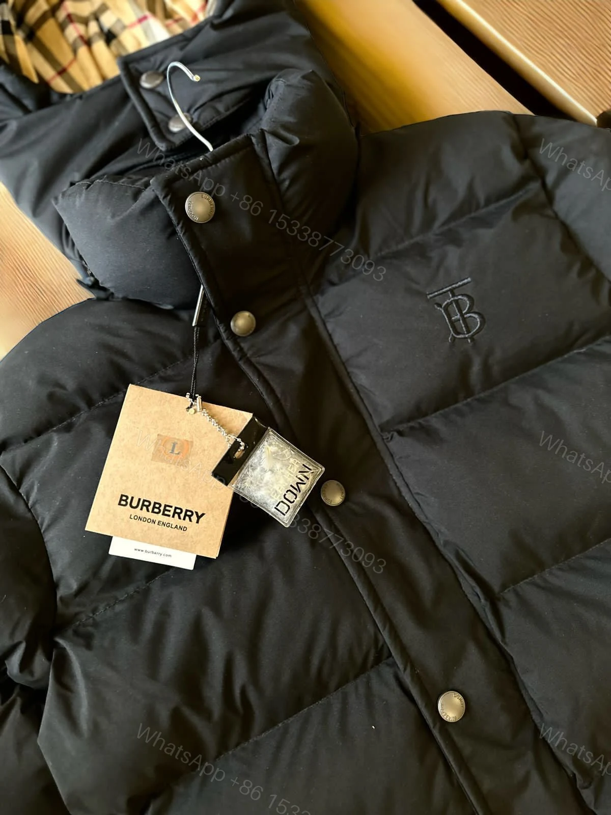 View 7 of FIRST COPY BURBERRY IMPORTED PUFFERS JACKETS