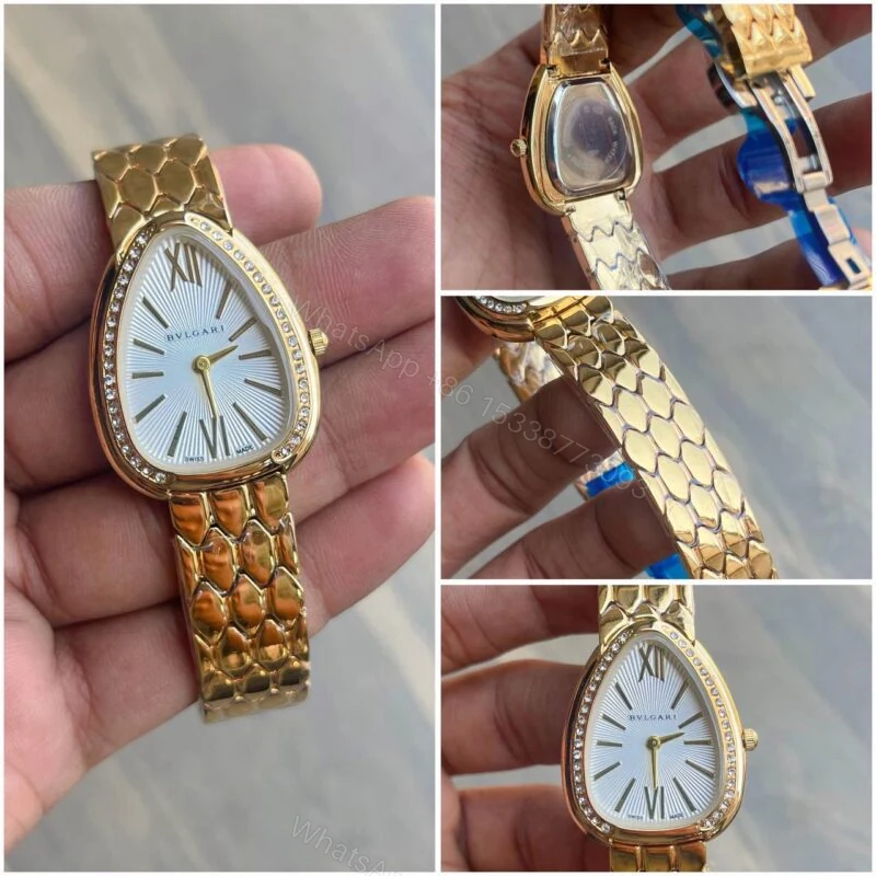 View 3 of Bvlgari Serpenti Snake Dial White-Gold (Quartz 38mm)
