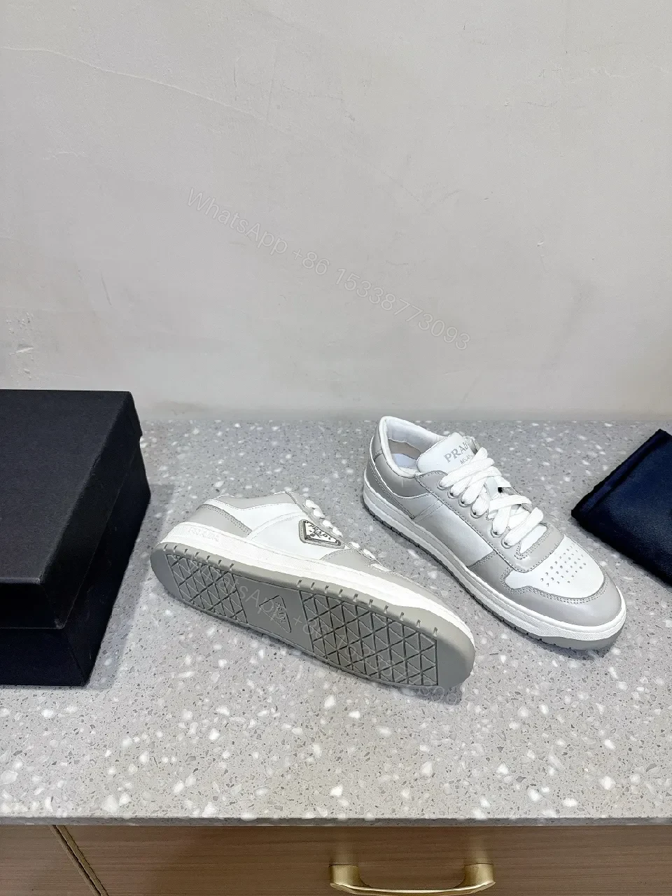 View 3 of Modern Structured Luxury Runner Sneakers