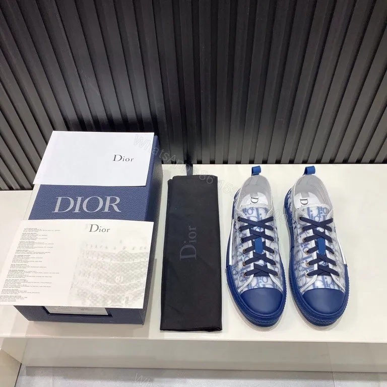 View 7 of Bold Mono-Dior Replica Sneakers: Graphic Texture & Comfort