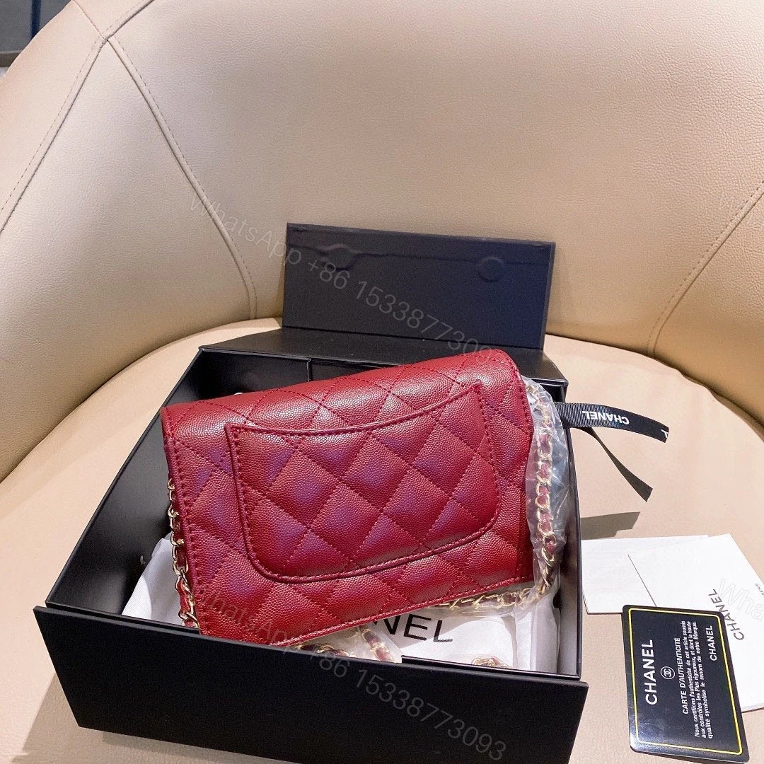 View 3 of CHANEL WOC MINI RED