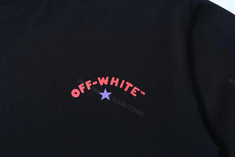 View 6 of Off-White Tee + Cotton Jersey + Modern Minimal + Subtle Chest Logo + T-Shirt