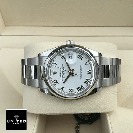 View 16 of Rolex Datejust 126200-0008 Oyster Steel White Dial Replica