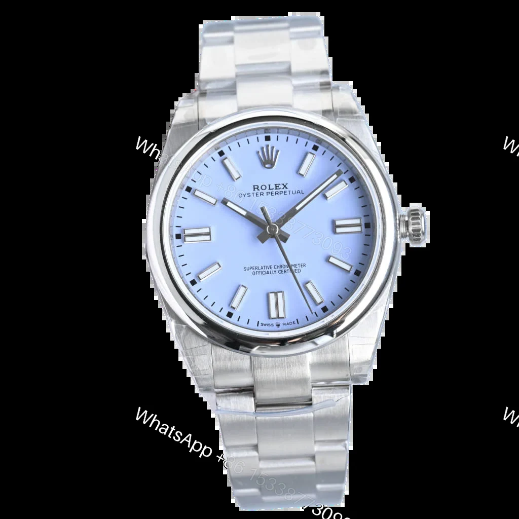 Rolex Oyster Perpetual 41mm Light Blue Dial 134300-0012 — view 1