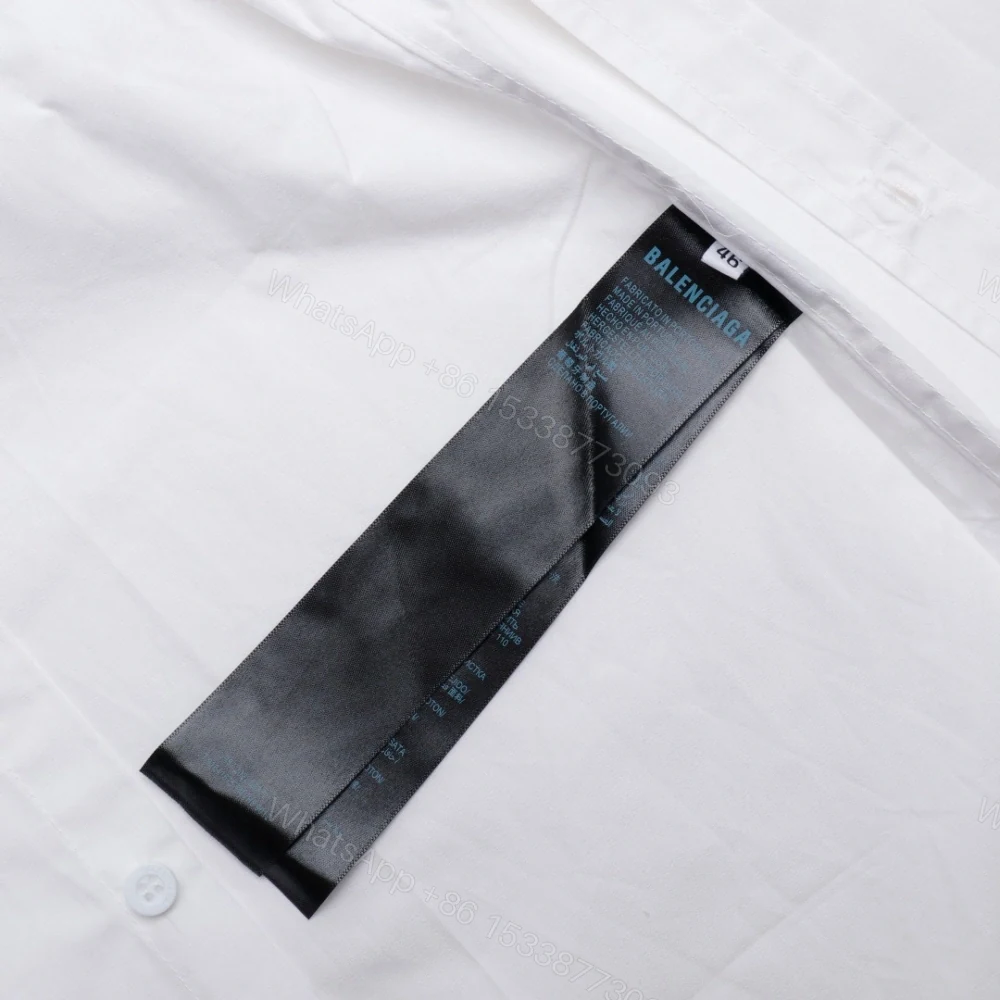 View 9 of 高仿Balenciaga*SS24系列790731背後可樂LOGO襯衫白色