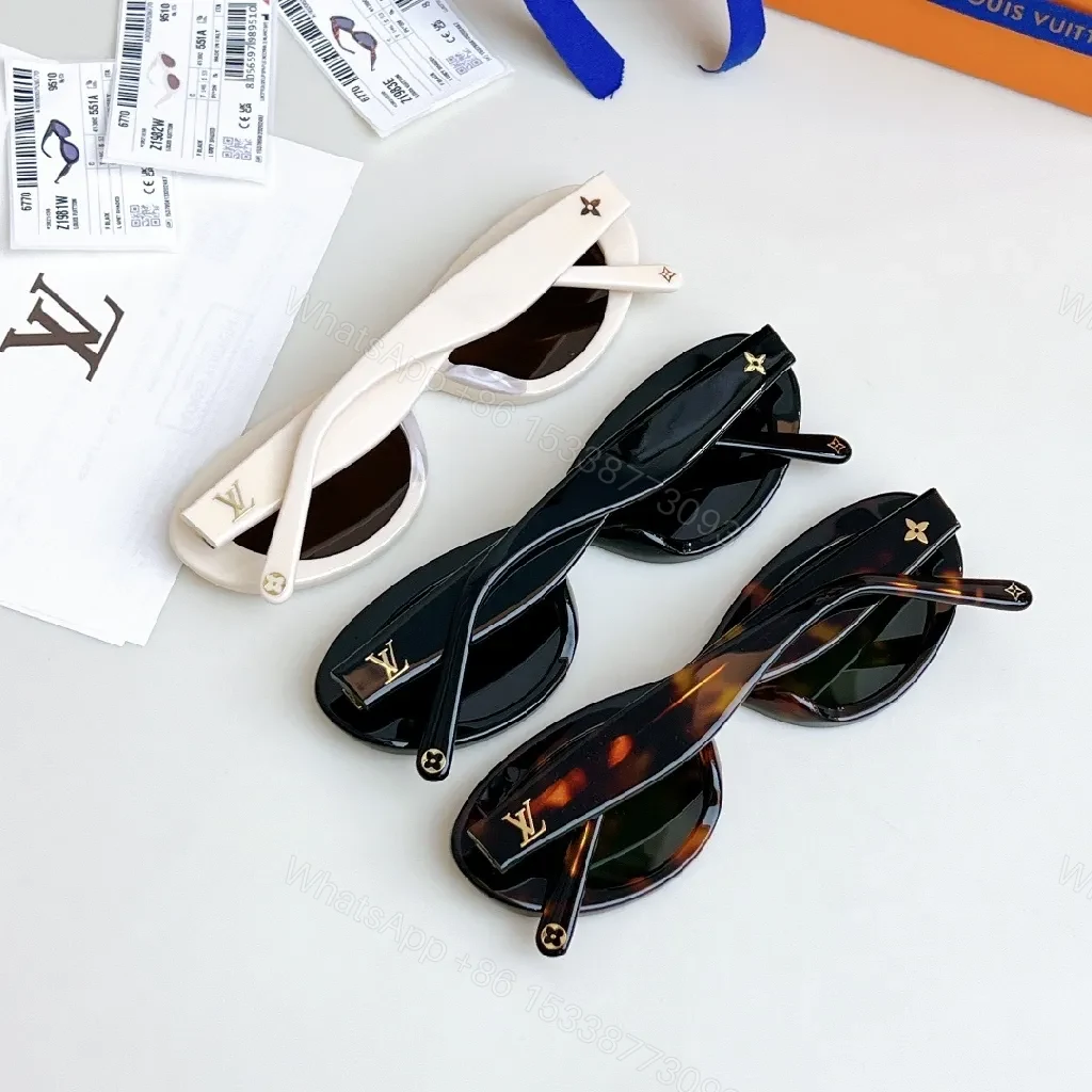 View 7 of Bold Curve Cat-Eye Sunglasses: Luxe, UV-Protected, Gold Accents