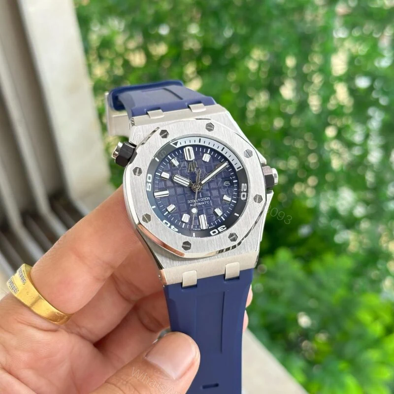 View 2 of Audemars Piguet Royal Oak Offshore Blue 44mm Automatic