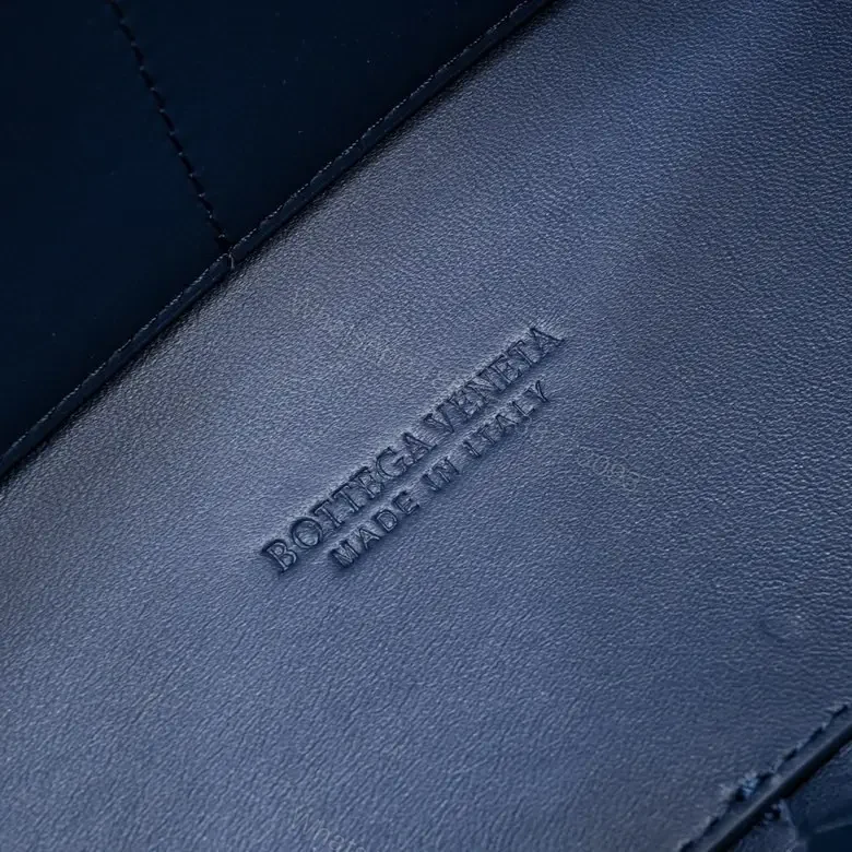 View 2 of Woven Leather Tote: Luxe Structured, Subtle Hardware Accent
