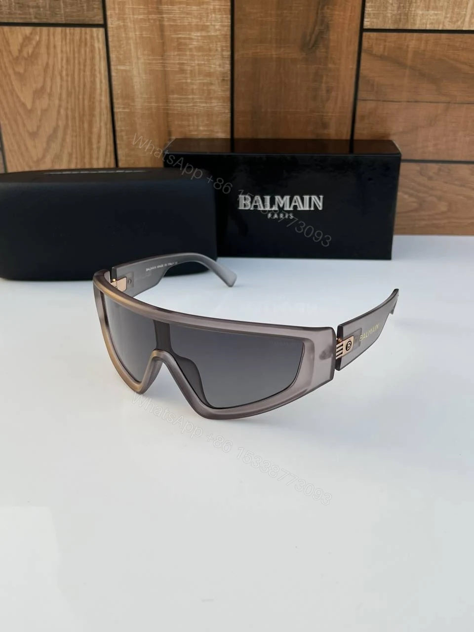 First Copy Balmain Grey Sunglasses — view 1