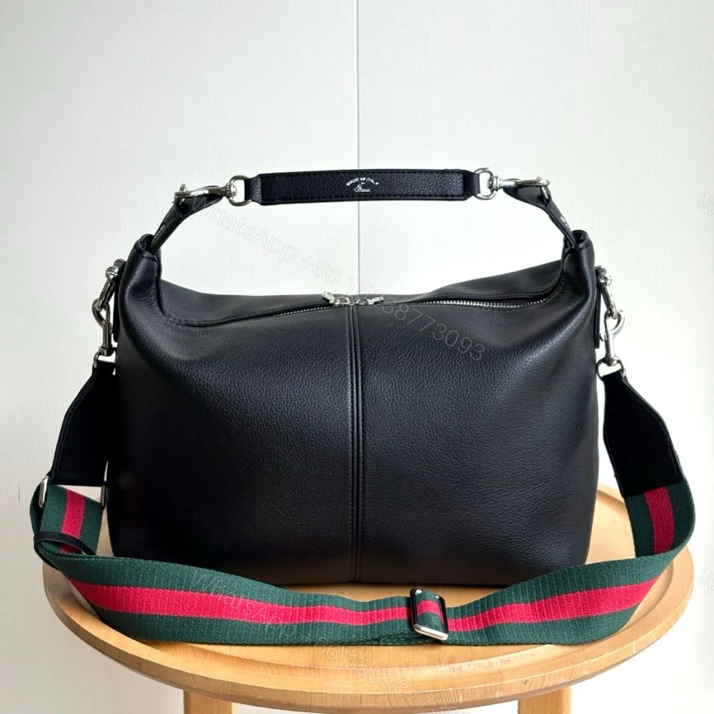 View 3 of Gucci Brera Medium Crossbody Bag Black 33Cm 866938 AAGDQ 1053