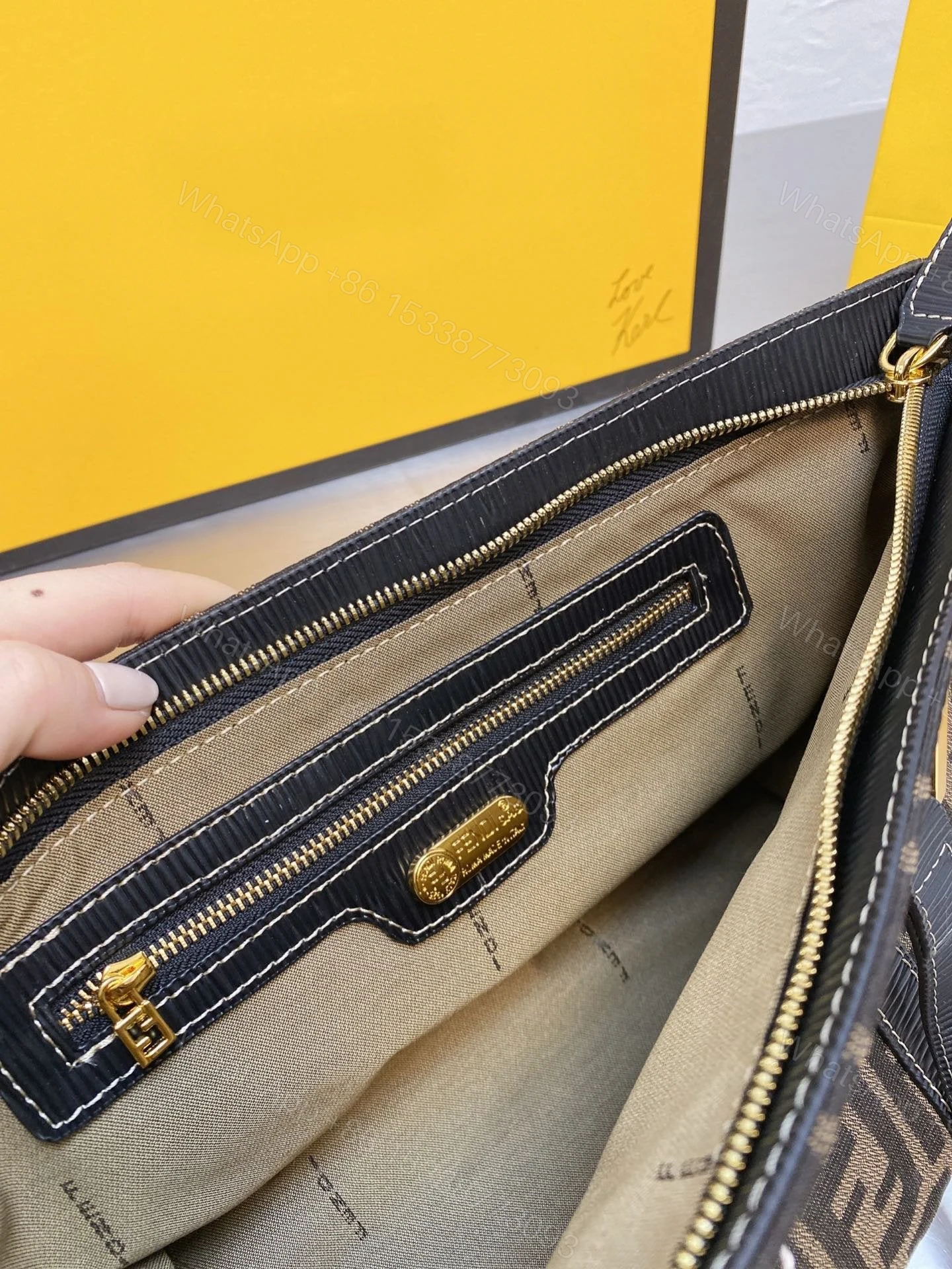 View 4 of Fendi Sunshine Large Shopper Bag