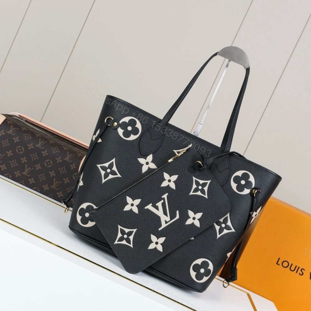 View 2 of Louis Vuitton Neverfull MM Black 31Cm M58907