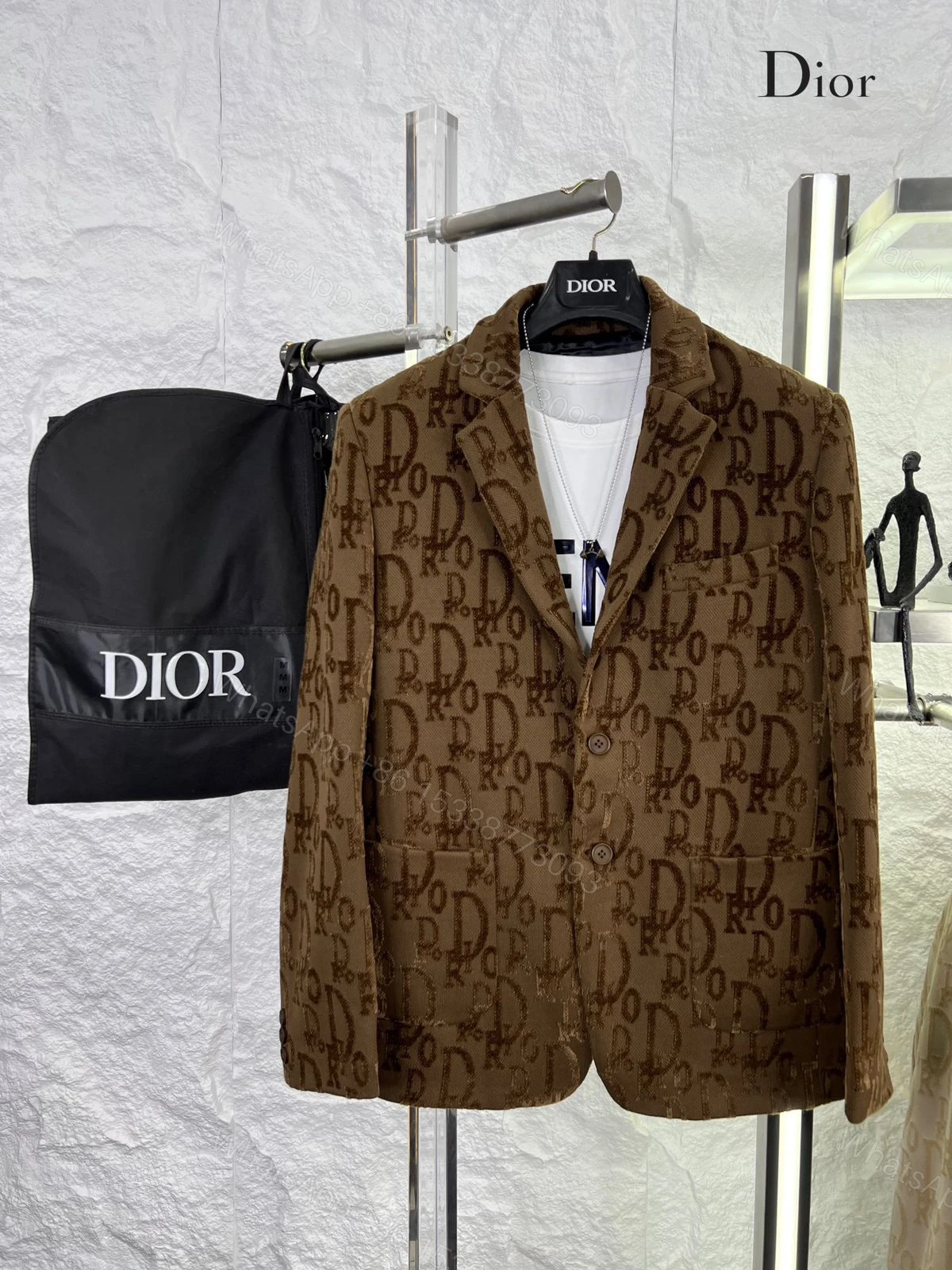 View 6 of FIRST COPY DIOR IMPORTED FABRIC BLAZERS FOR MEN