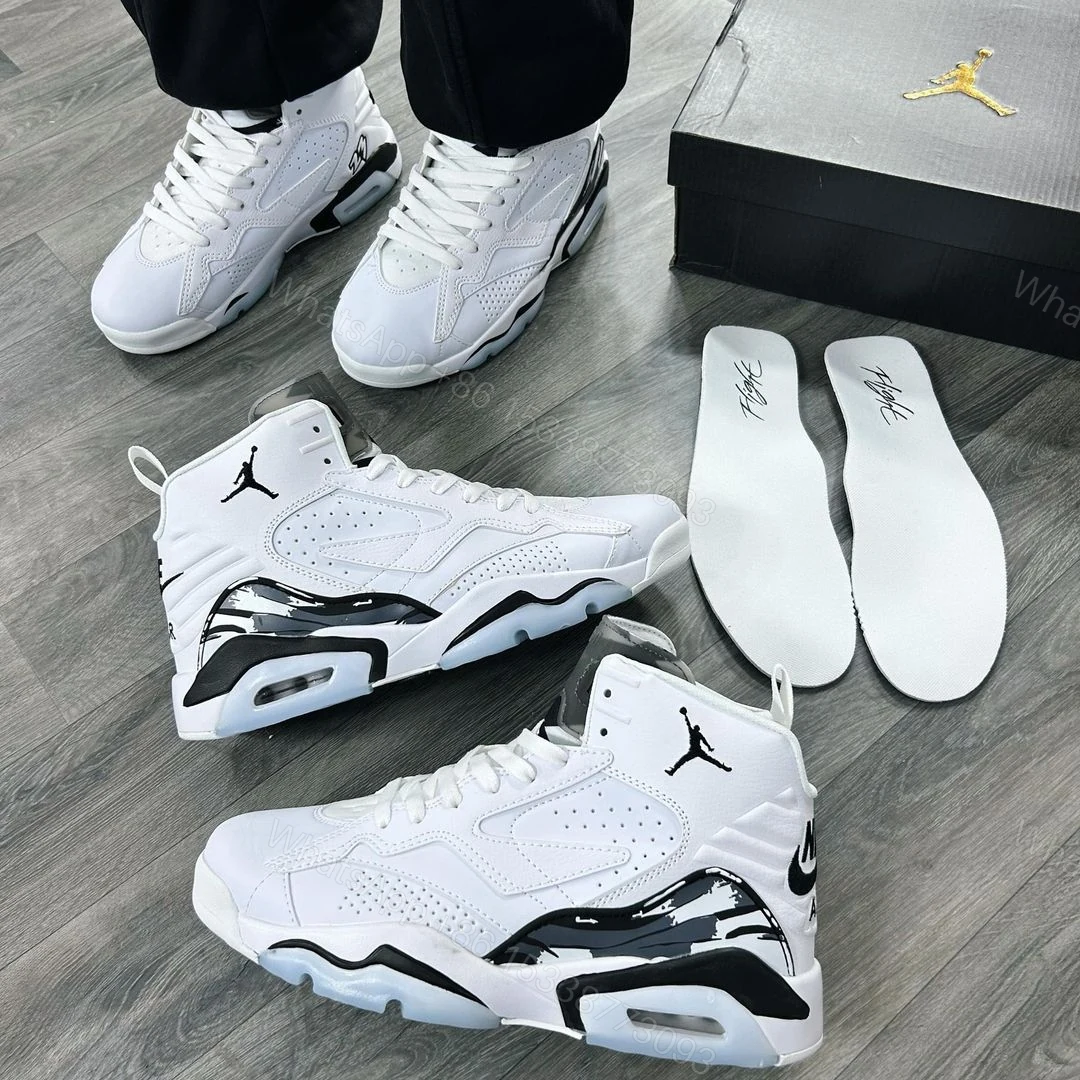 View 6 of FIRST COPY Air Jordans Retro 6 Jumpman MVP White Basic