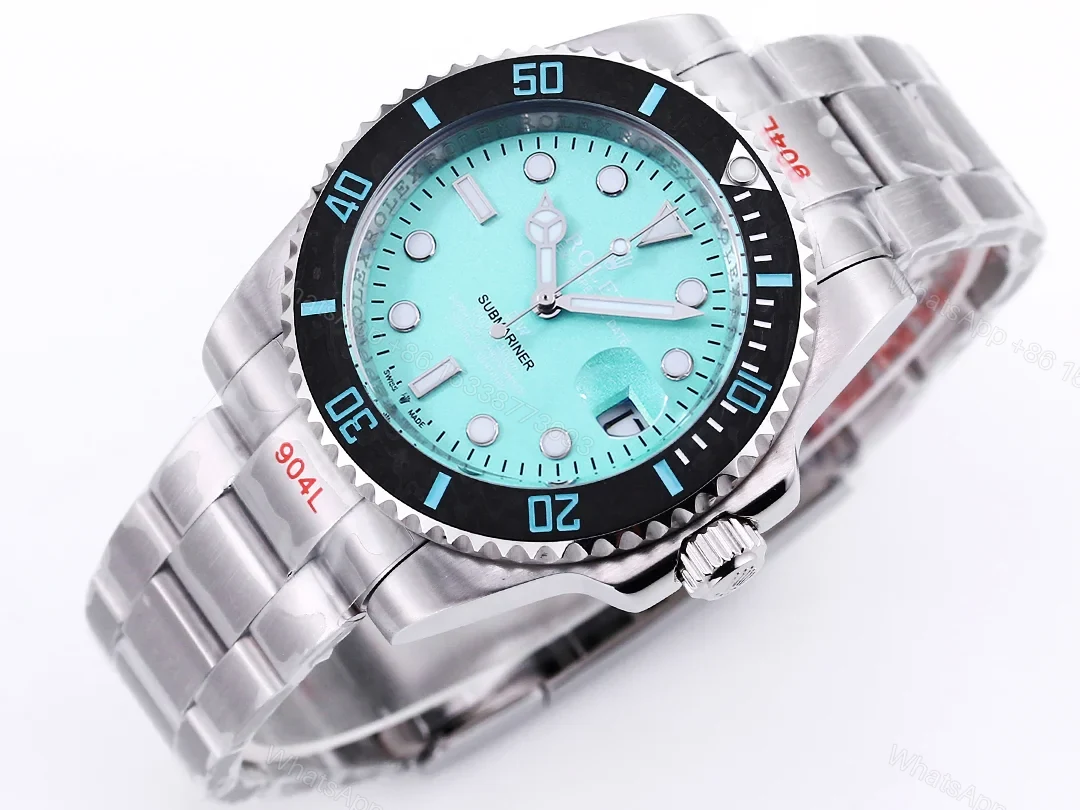 View 4 of Rolex Submariner DIW Carbon Fiber Green Dial Custom Watch 40mm Ultimate Edition ROLEX-SUB-DIW-CARBON-40