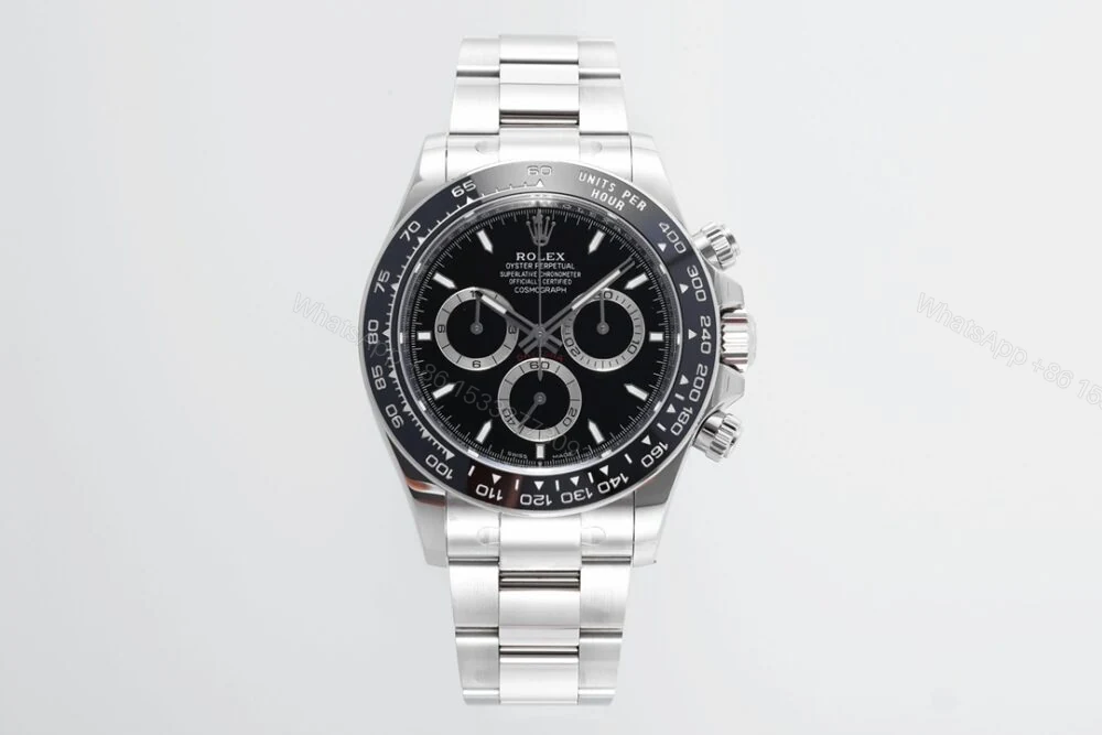 Daytona 126500 40mm 904L STEEL APSF 1:1 Best Edition Black Dial Super Clone — view 1